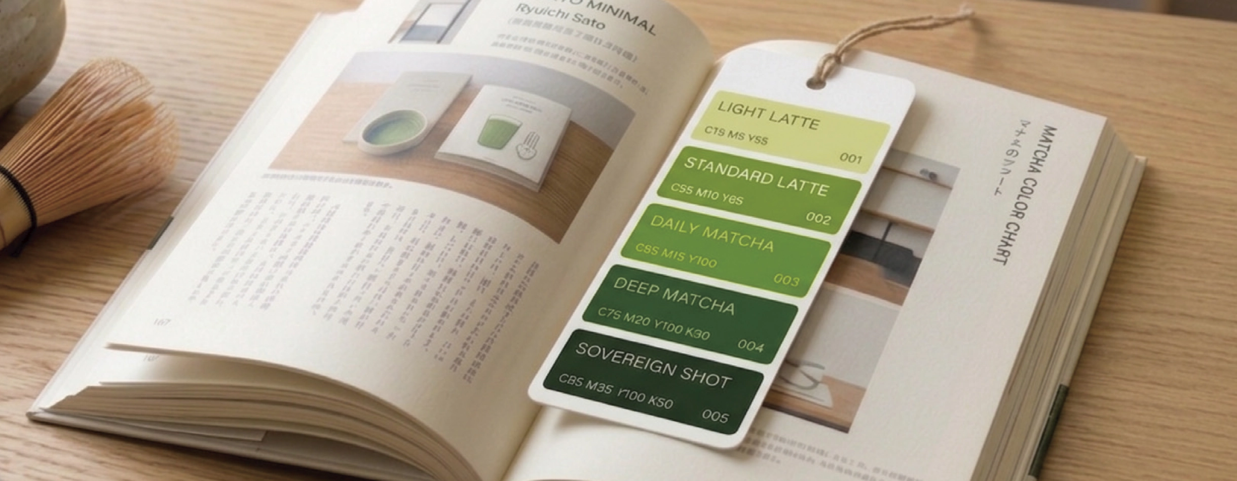 Matcha Color Chart