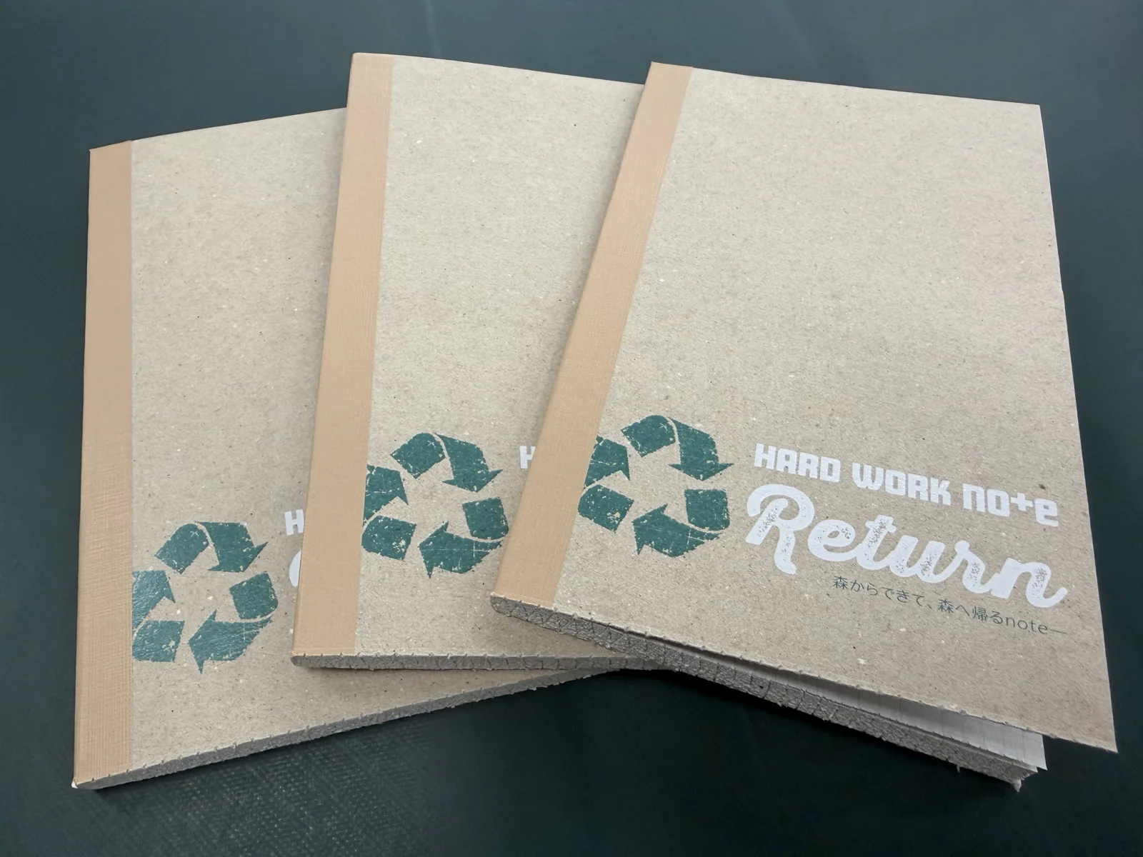 HardWorkNote Return ― ざらりとした表紙のノート3冊